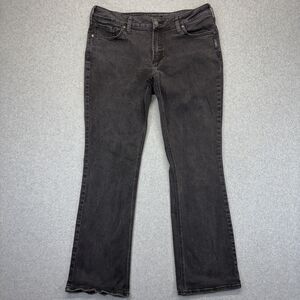Silver Jeans Co Suki Slim Boot Jeans Women’s 33x31 Black Stretch Denim